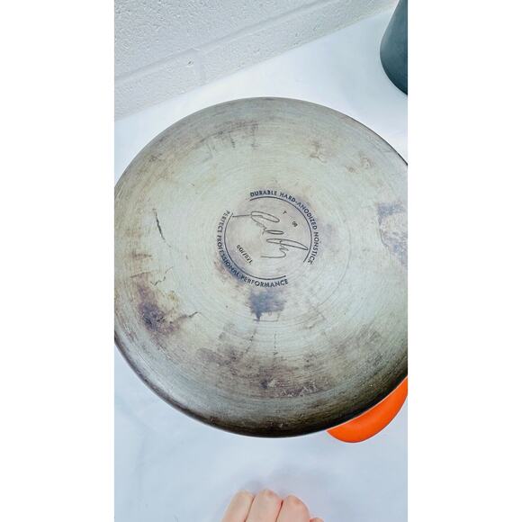 Rachael Ray Brights Hard Anodized Cookware Set Non-Stick Set Of 4 - Picture 8 of 13